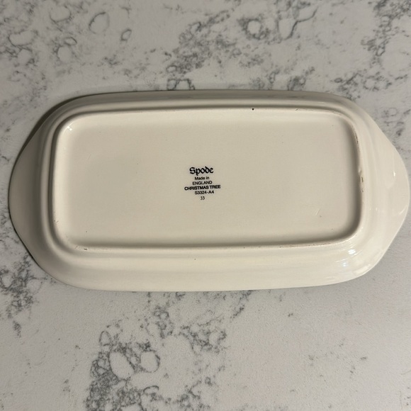 NIB Spode 1/4 Lb Covered Butter Christmas Tree - Picture 4 of 6